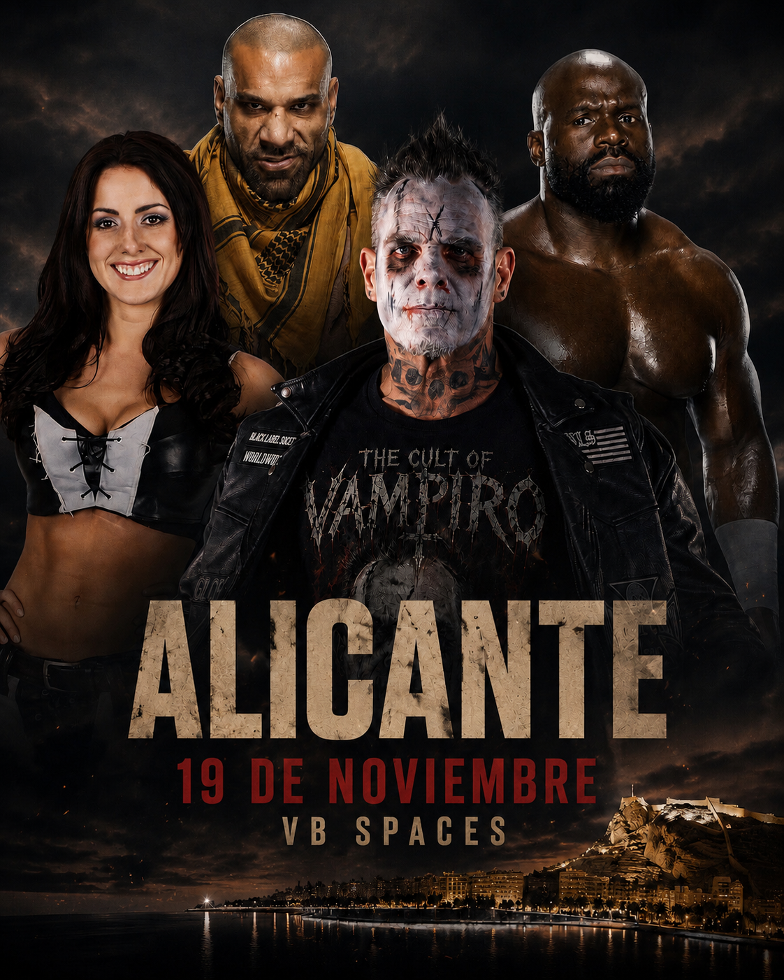 Official poster NWE LIVE — ALICANTE