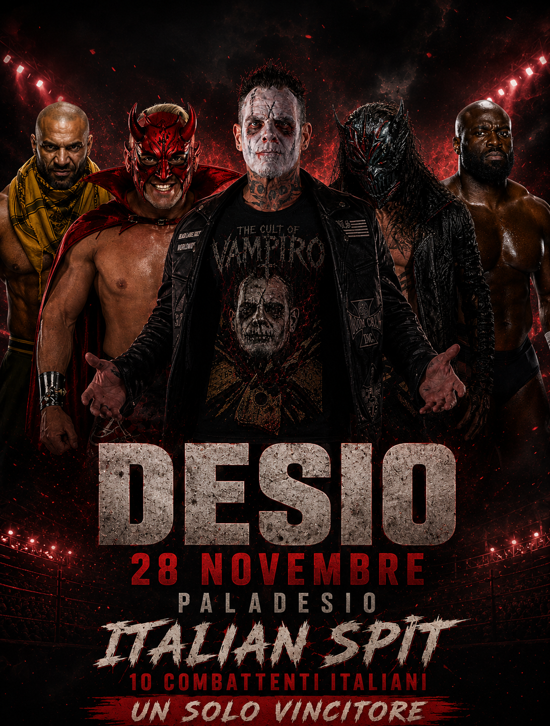 Official poster NWE LIVE — DESIO