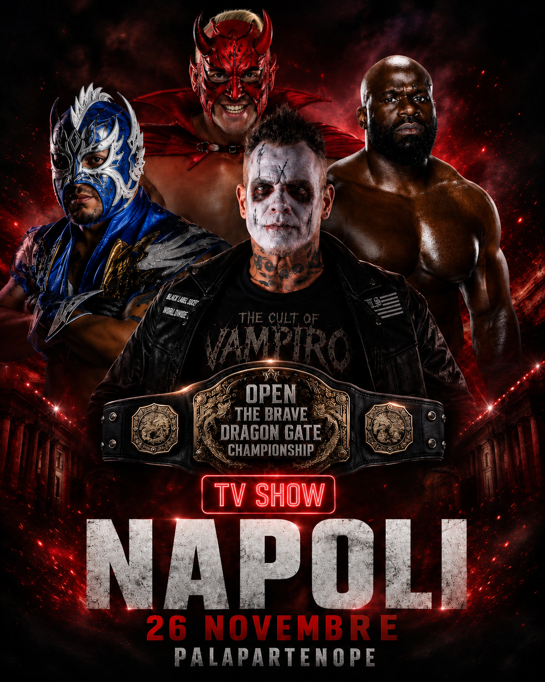 Official poster NWE LIVE — NAPOLI